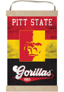 KH Sports Fan Pitt State Gorillas Reversible Retro Banner Sign