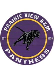 KH Sports Fan Prairie View A&amp;M Panthers 20x20 Colored Circle Sign