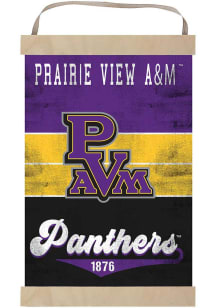 KH Sports Fan Prairie View A&amp;M Panthers Reversible Retro Banner Sign