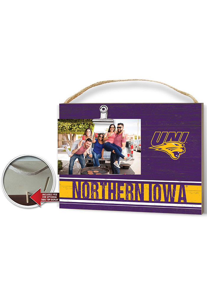 Northern Iowa Panthers Clip It Colored Logo Photo Picture Frame
