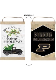 KH Sports Fan Purdue Boilermakers Holiday Reversible Banner Sign