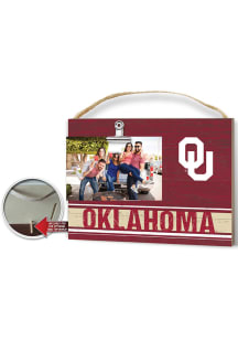 Oklahoma Sooners Clip It Colored Logo Photo Picture Frame