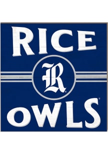 KH Sports Fan Rice Owls 10x10 Retro Sign