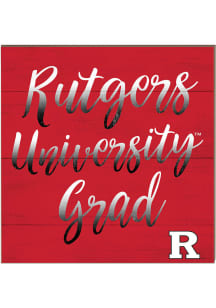 KH Sports Fan Rutgers Scarlet Knights 10x10 Grad Sign