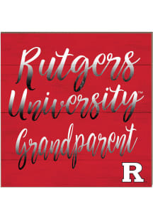 KH Sports Fan Rutgers Scarlet Knights 10x10 Grandparents Sign
