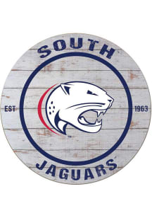 KH Sports Fan South Alabama Jaguars 20x20 Weathered Circle Sign