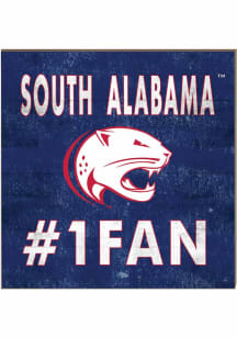 KH Sports Fan South Alabama Jaguars 10x10 #1 Fan Sign