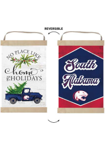 KH Sports Fan South Alabama Jaguars Holiday Reversible Banner Sign