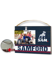 Samford University Bulldogs Clip It Colored Logo Photo Picture Frame