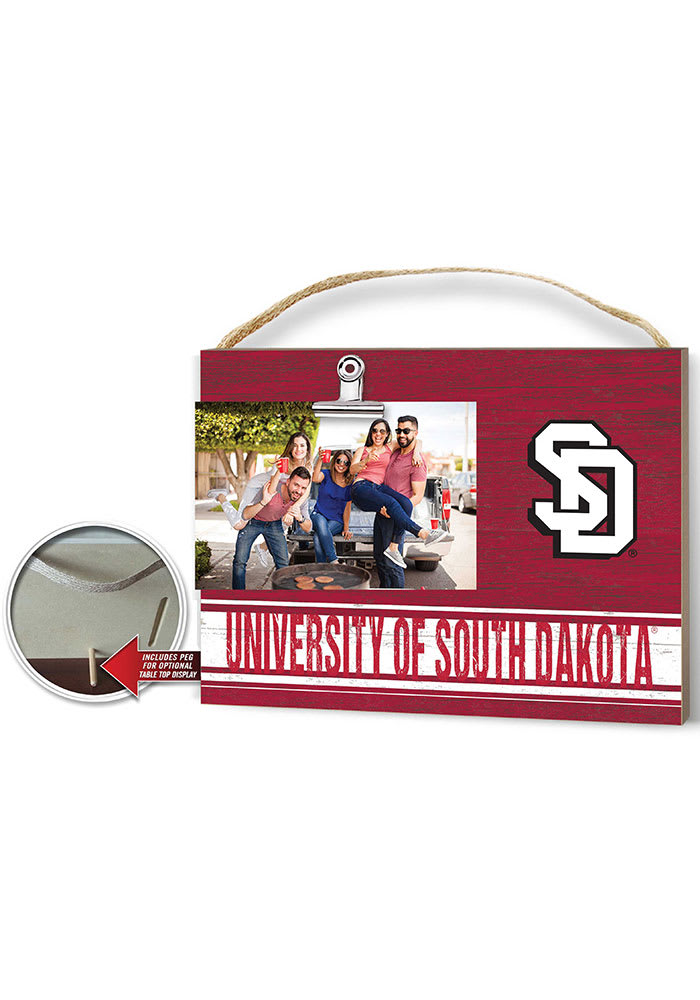 South Dakota Coyotes Clip It Colored Logo Photo Picture Frame