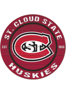 KH Sports Fan St Cloud State Huskies 20x20 Colored Circle Sign