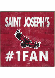 KH Sports Fan Saint Josephs Hawks 10x10 #1 Fan Sign