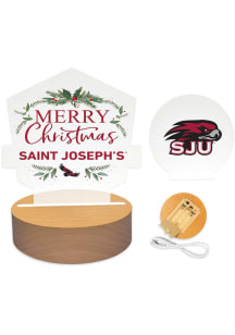 Saint Josephs Hawks Holiday Light Set Desk Accessory
