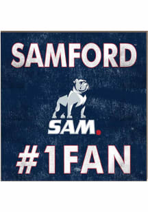 KH Sports Fan Samford University Bulldogs 10x10 #1 Fan Sign