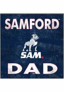 KH Sports Fan Samford University Bulldogs 10x10 Dad Sign