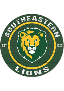 KH Sports Fan Southeastern Louisiana Lions 20x20 Colored Circle Sign