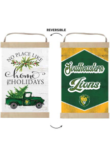 KH Sports Fan Southeastern Louisiana Lions Holiday Reversible Banner Sign