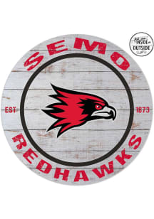 KH Sports Fan Southeast Missouri State Redhawks 20x20 In Out Weathered Circle Sign
