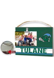 Tulane Green Wave Clip It Colored Logo Photo Picture Frame