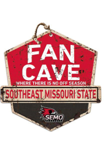 KH Sports Fan Southeast Missouri State Redhawks Fans Welcome Rustic Badge Sign