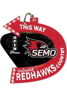 KH Sports Fan Southeast Missouri State Redhawks This Way Arrow Sign