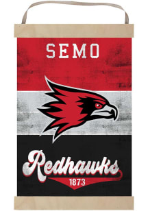 KH Sports Fan Southeast Missouri State Redhawks Reversible Retro Banner Sign
