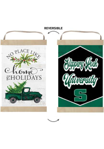 KH Sports Fan Slippery Rock Holiday Reversible Banner Sign
