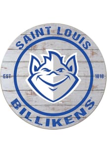KH Sports Fan Saint Louis Billikens 20x20 Weathered Circle Sign
