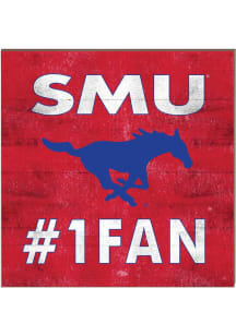 KH Sports Fan SMU Mustangs 10x10 #1 Fan Sign
