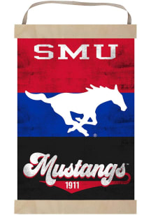 KH Sports Fan SMU Mustangs Reversible Retro Banner Sign