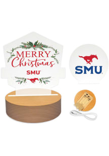 SMU Mustangs Holiday Light Set Desk Accessory