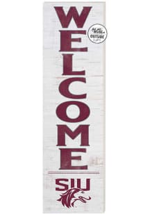 KH Sports Fan Southern Illinois Salukis 10x35 Welcome Sign