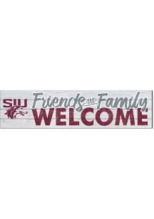 KH Sports Fan Southern Illinois Salukis 40x10 Welcome Sign