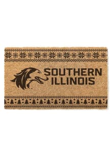 Southern Illinois Salukis Holiday Logo Door Mat