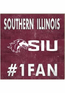 KH Sports Fan Southern Illinois Salukis 10x10 #1 Fan Sign
