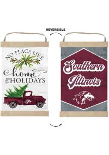 KH Sports Fan Southern Illinois Salukis Holiday Reversible Banner Sign