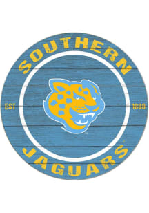 KH Sports Fan Southern University Jaguars 20x20 Colored Circle Sign