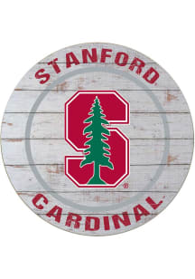 KH Sports Fan Stanford Cardinal 20x20 Weathered Circle Sign