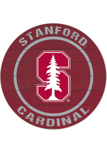 KH Sports Fan Stanford Cardinal 20x20 Colored Circle Sign