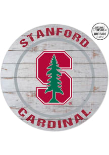 KH Sports Fan Stanford Cardinal 20x20 In Out Weathered Circle Sign