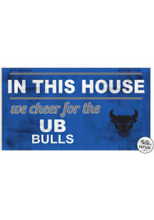 KH Sports Fan Buffalo Bulls 20x11 Indoor Outdoor In This House Sign
