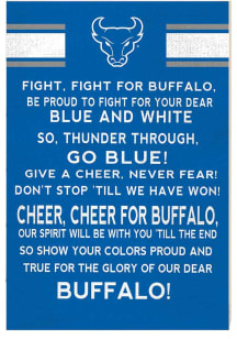 KH Sports Fan Buffalo Bulls 34x23 Fight Song Sign