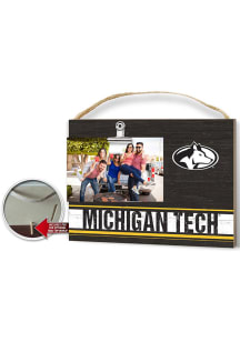 Michigan Tech Huskies Clip It Colored Logo Photo Picture Frame