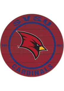 KH Sports Fan Saginaw Valley State Cardinals 20x20 Colored Circle Sign