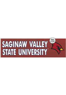 KH Sports Fan Saginaw Valley State Cardinals 35x10 Indoor Outdoor Colored Logo Sign