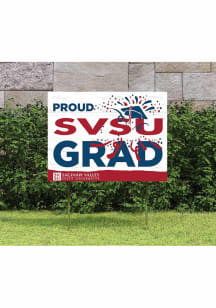 Saginaw Valley State Cardinals 18x24 Proud Grad Logo Yard Sign