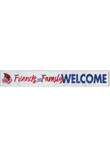 KH Sports Fan Saginaw Valley State Cardinals 5x36 Welcome Door Plank Sign