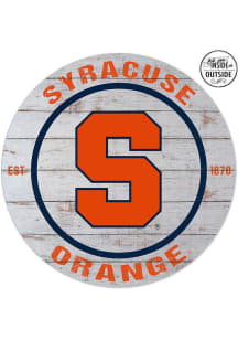 KH Sports Fan Syracuse Orange 20x20 In Out Weathered Circle Sign