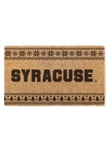 Syracuse Orange Holiday Logo Door Mat