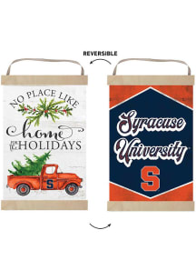 KH Sports Fan Syracuse Orange Holiday Reversible Banner Sign
